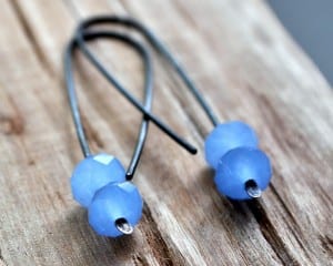 Photographing jewelry: Glacier Blue - Oxidised Urban Candy Earrings - Swoop (7)