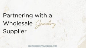 partnering with a wholesale jewelry supplier