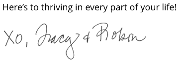 Tracy and Robin Sig Tracy and Robin Sig