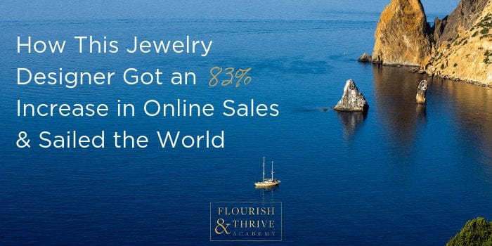 How this Jewelry Designer got an 83% increase in online sales and sailed the world