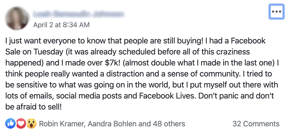 She made over $7K