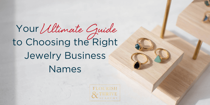 How to Choose the Right Jewelry Business Names