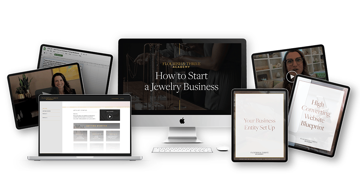 F&T - How to Start a Jewelry Business Course Sales Page_Course Full Mockup SML