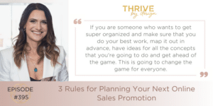 EP395: 3 Rules for Planning Your Next Online Sales Promotion