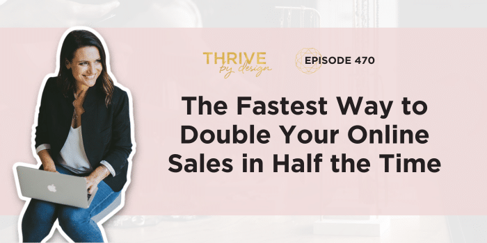 How to Double Your Online Sales in Half the Time