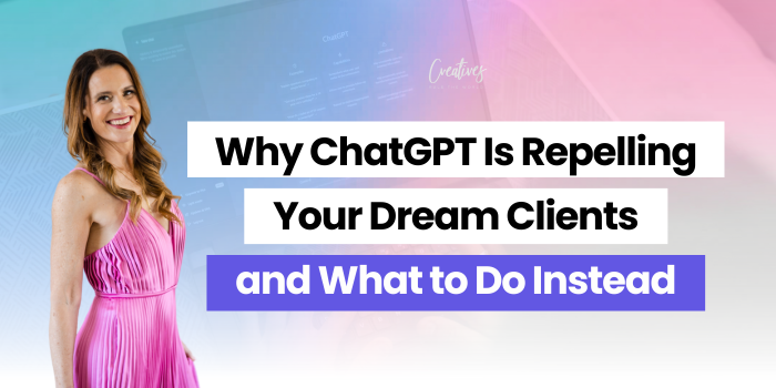 CRTW EP4: Why ChatGPT Is Repelling Your Dream Clients—and What to Do Instead CRTW EP4: Why ChatGPT Is Repelling Your Dream Clients—and What to Do Instead