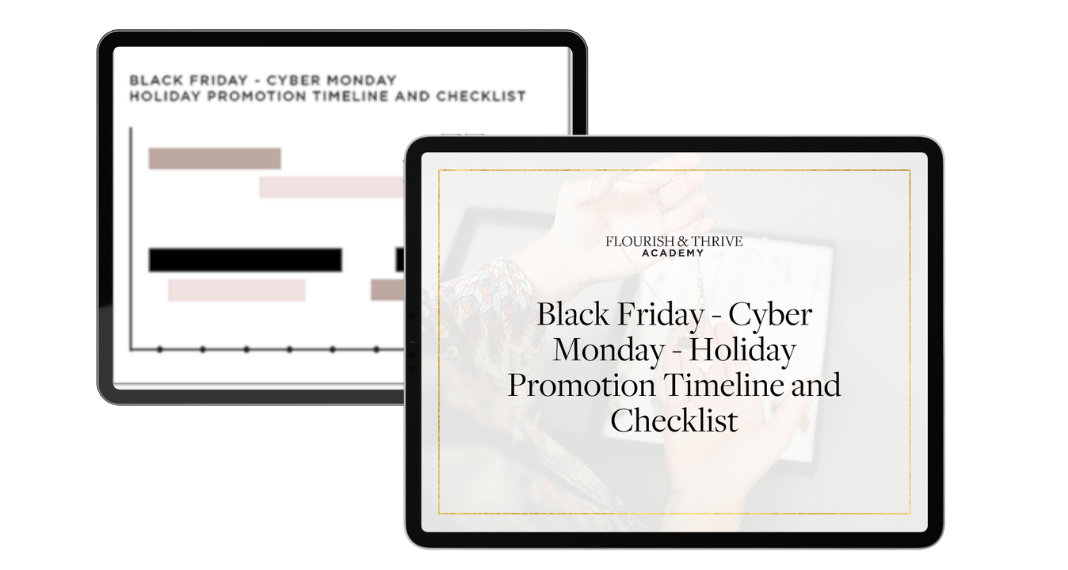 Black Friday - Cyber Monday - Holiday Promotion Timeline and Checklist